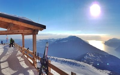 Rifugio Stivo, balcone panoramico sul Garda