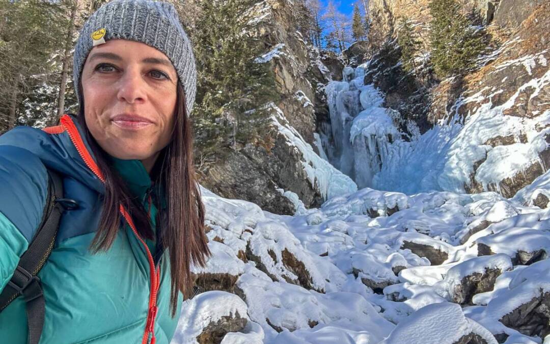 Rabbi: alle Cascate di Saent in inverno