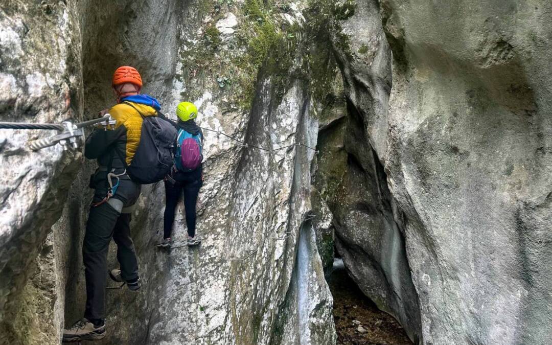 Drena: la ferrata del Rio Sallagoni