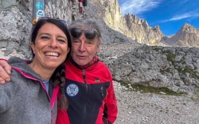 Al Rifugio Pradidali, tra le Pale di San Martino