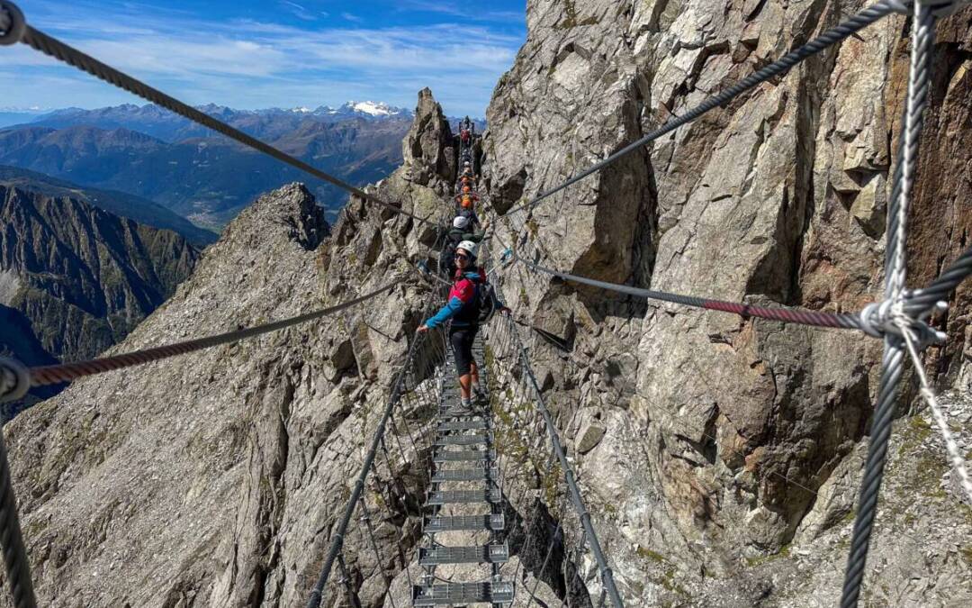 Sentiero dei Fiori: al Tonale una via ferrata top
