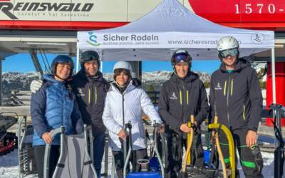 Corsi di slittino sicuro: ecco dove