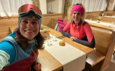 Scialpinismo in notturna sulle piste